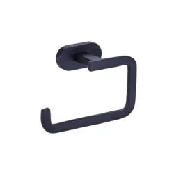 Inda Black - Toilet Paper Holder Without Lid