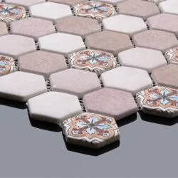 FBDJ 062 Digital Printed Hexagon Mosaic