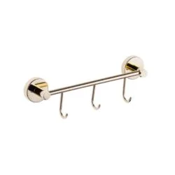 Vino Gold - 3 Hook Long Towel Holder