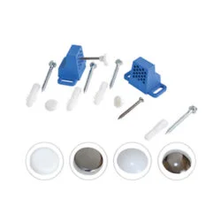 İZYAP KLOZET MONTAJ SETİ TAKOZU  ( MAVİ ÇEKTİRMELİ ) PY00033